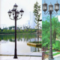 Ductile Iron Lamp Pole Outdoor classic European Style Garden Light Poles